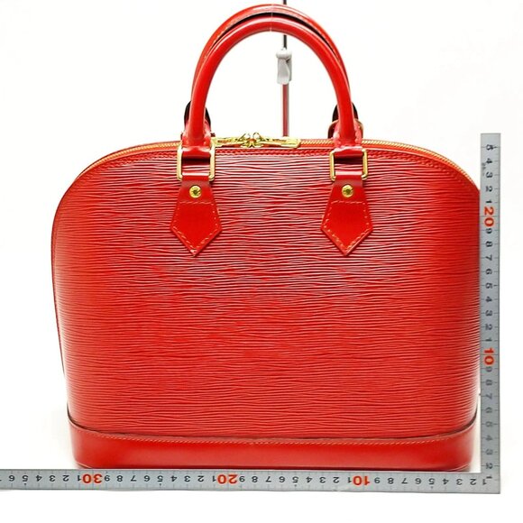 Louis Vuitton Alma Red Epi Hand Bag mon-551-091225 - Picture 2 of 16